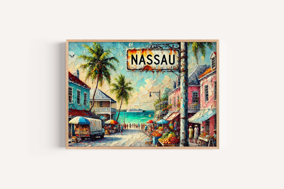 Nassau Print Coastal - Nassau, Bahamas