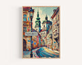 Pardubice Modern Art Print - Pardubice, Czech Republic