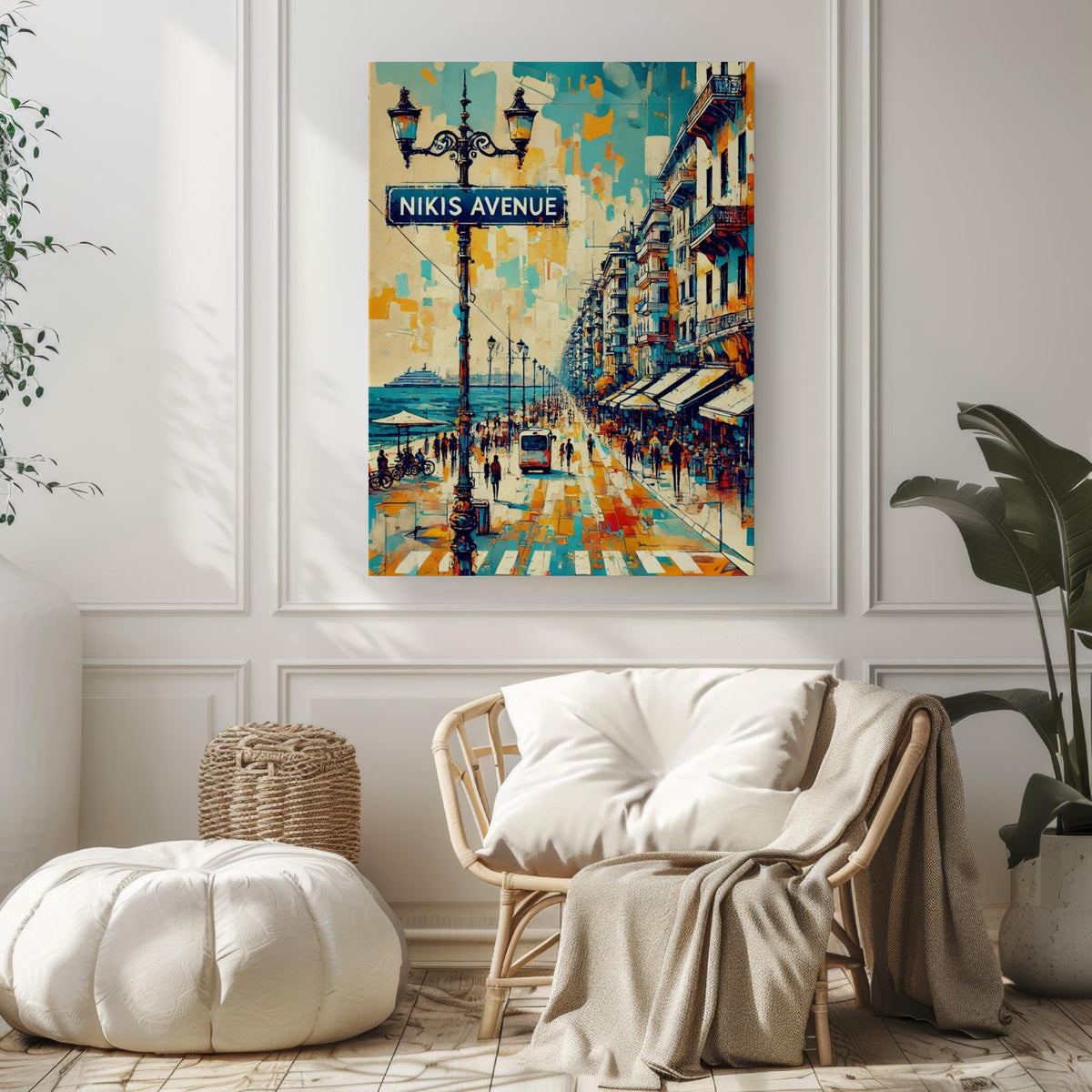 Nikis Avenue Vintage Wall Art - Lexington, Virginia, USA