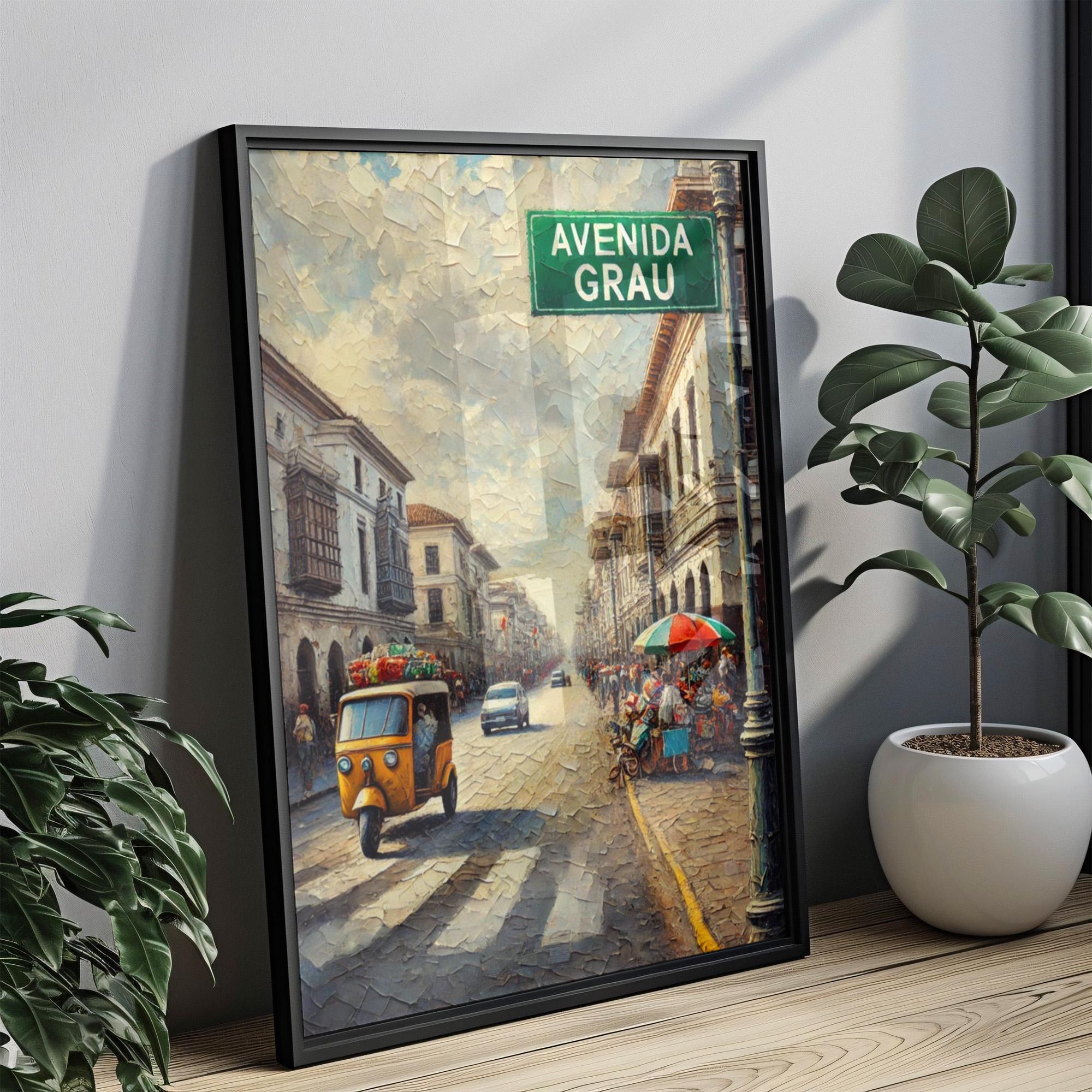 Avenida Grau Print - Lima, Peru