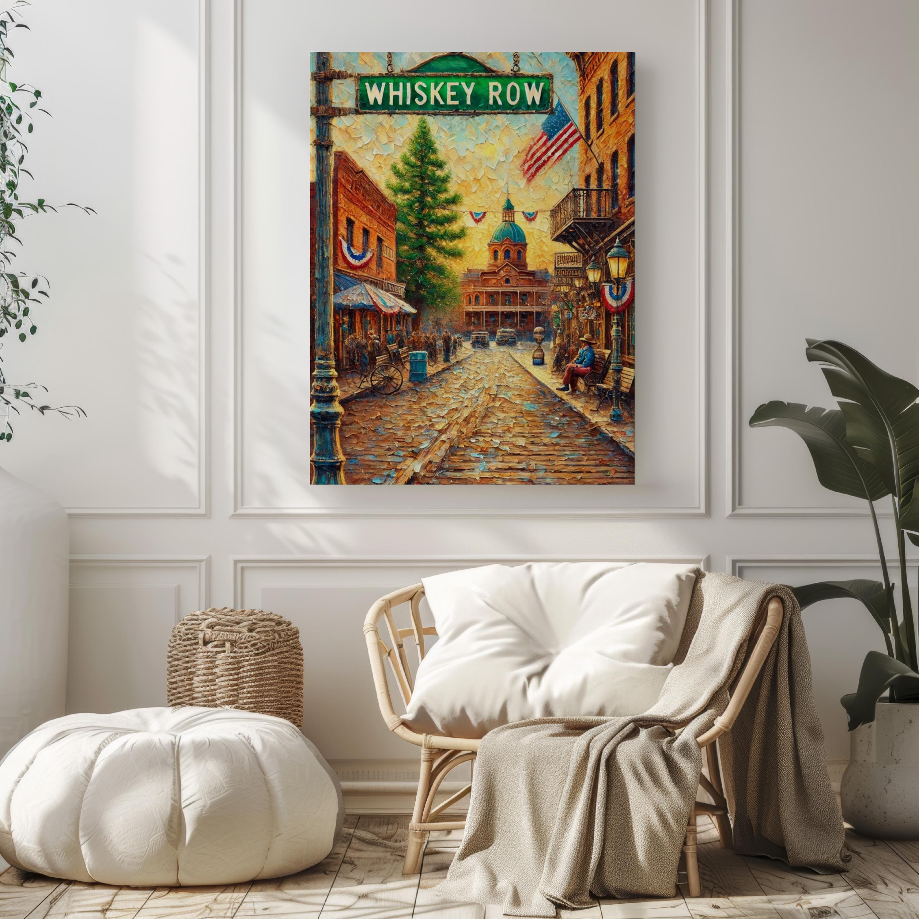 Whiskey Row Wall Art Historic - Prescott, Arizona, USA