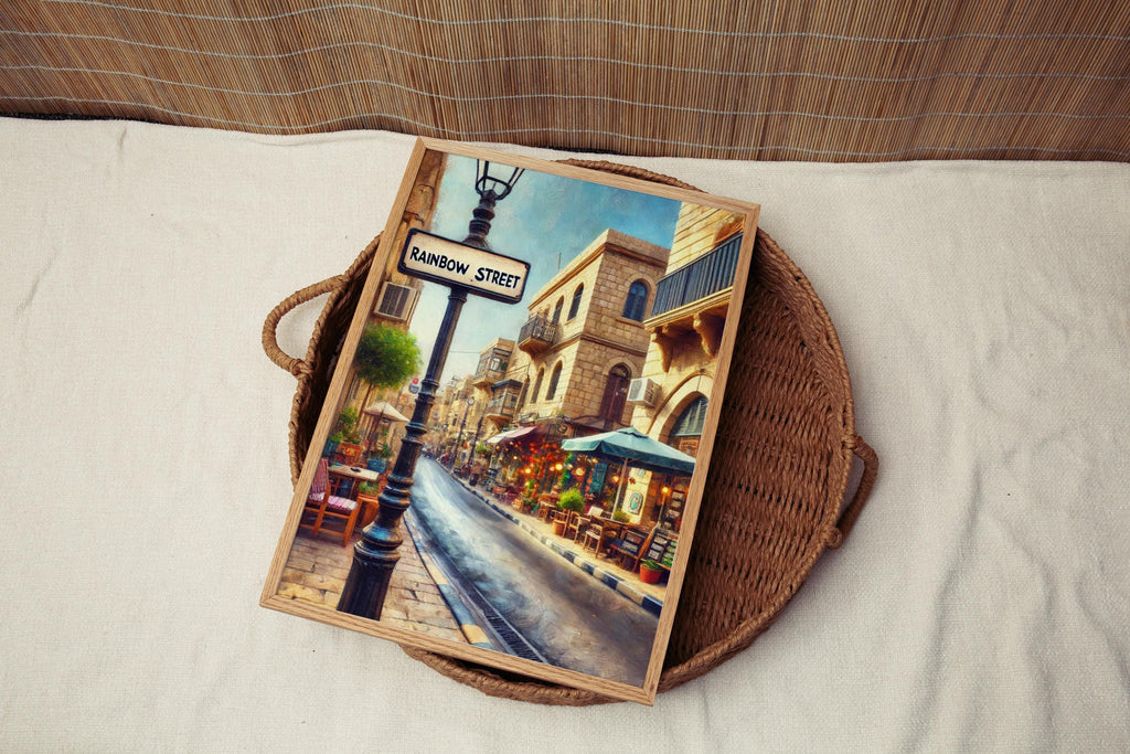 Rainbow Street Print - Amman, Jordan