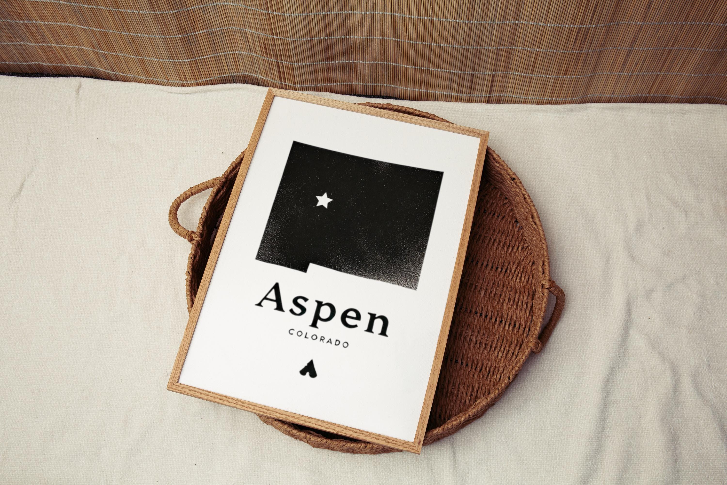 Colorado Aspen Wall Art Print - Rustic Travel Decor, Housewarming & College Gift, Nature Photography for Home