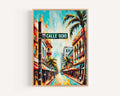 Calle Ocho Print Decor - Miami Beach, Florida, USA