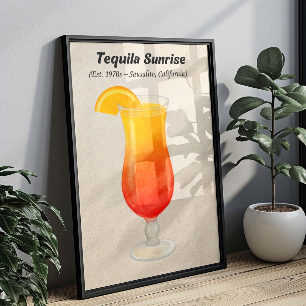 Tequila Sunrise Wall Art