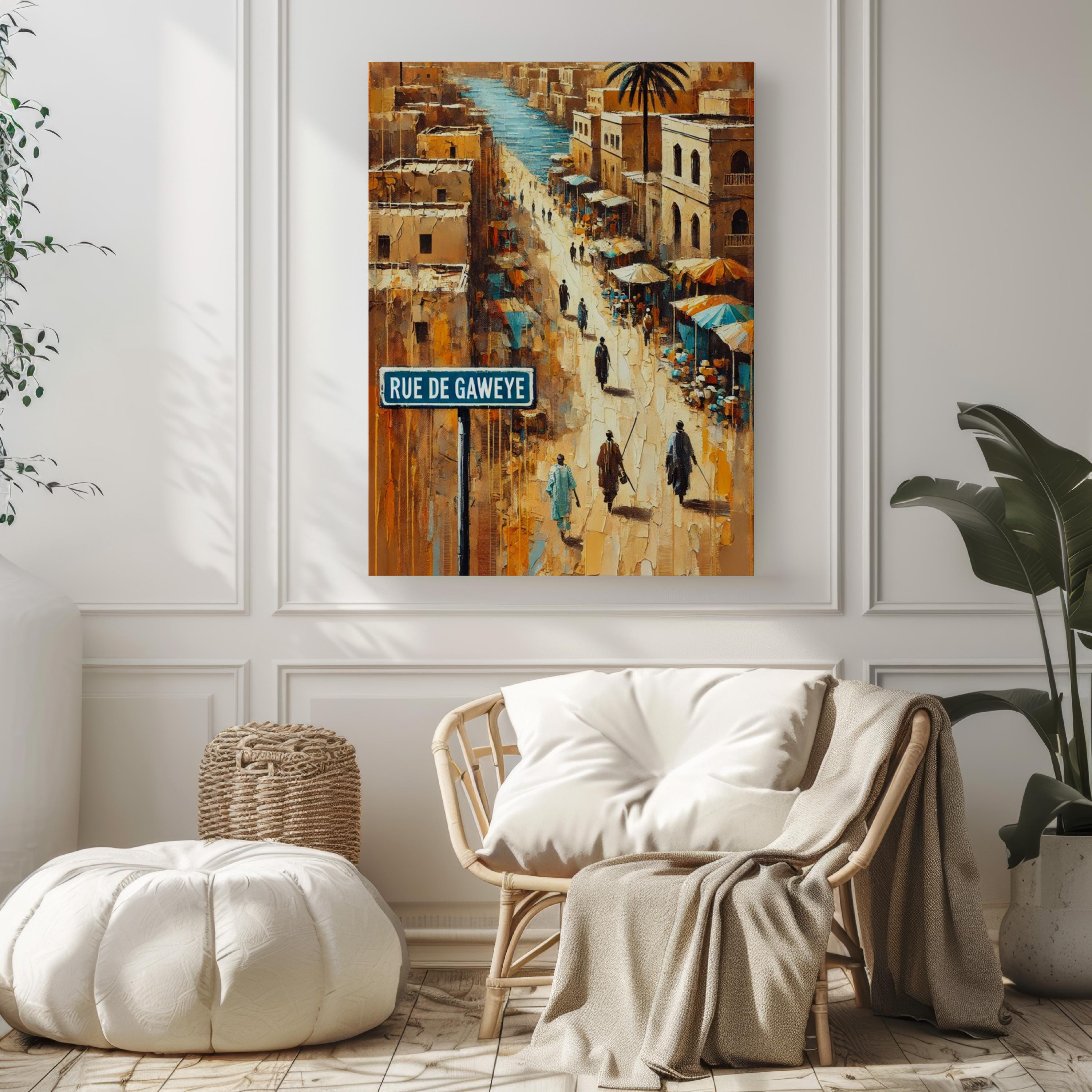 Rue De Gaweye Wall Art - Niamey, Niger