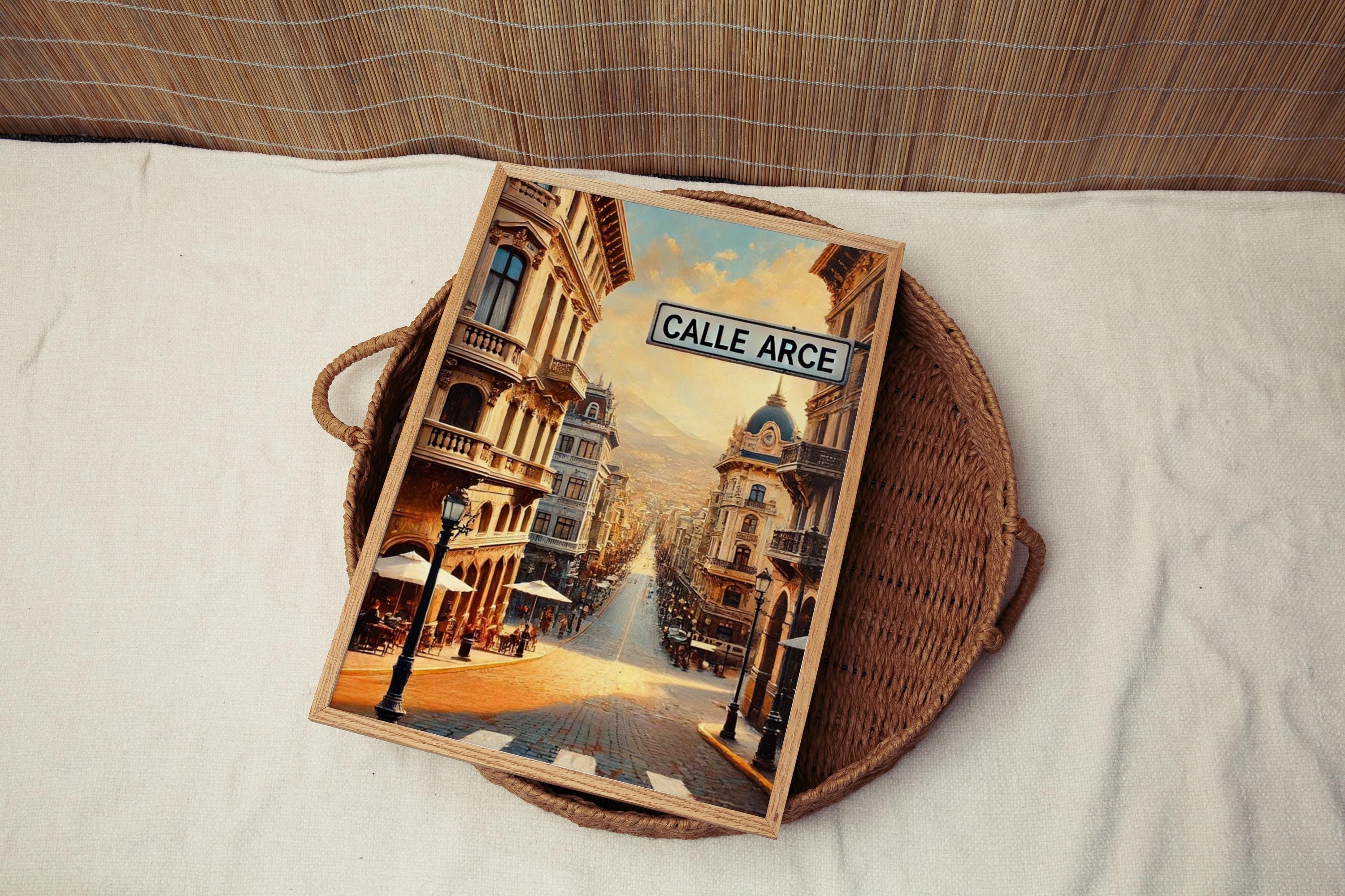 Calle Arce Poster Vintage - La Paz, Bolivia