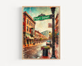 Pearl Street Print - Boulder, Colorado, USA