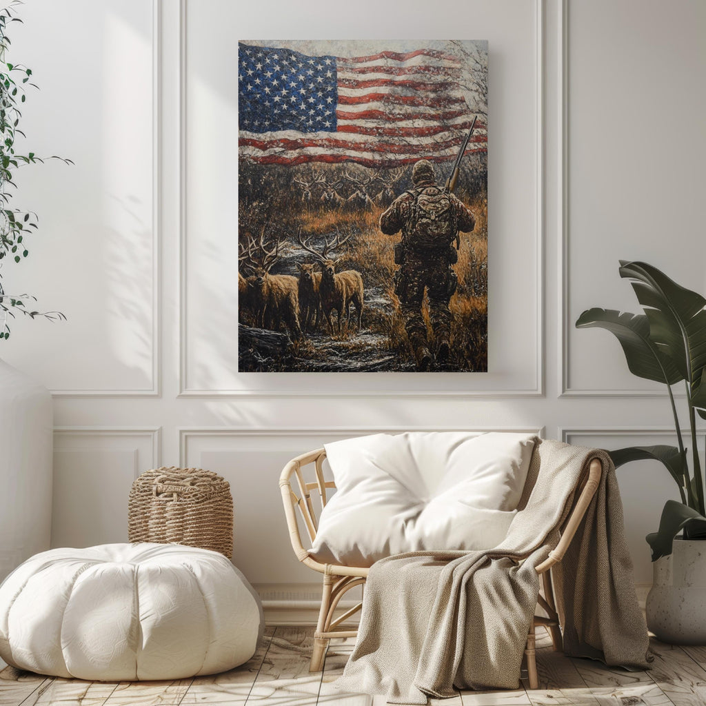 Hunting Poster Patriotic - United States