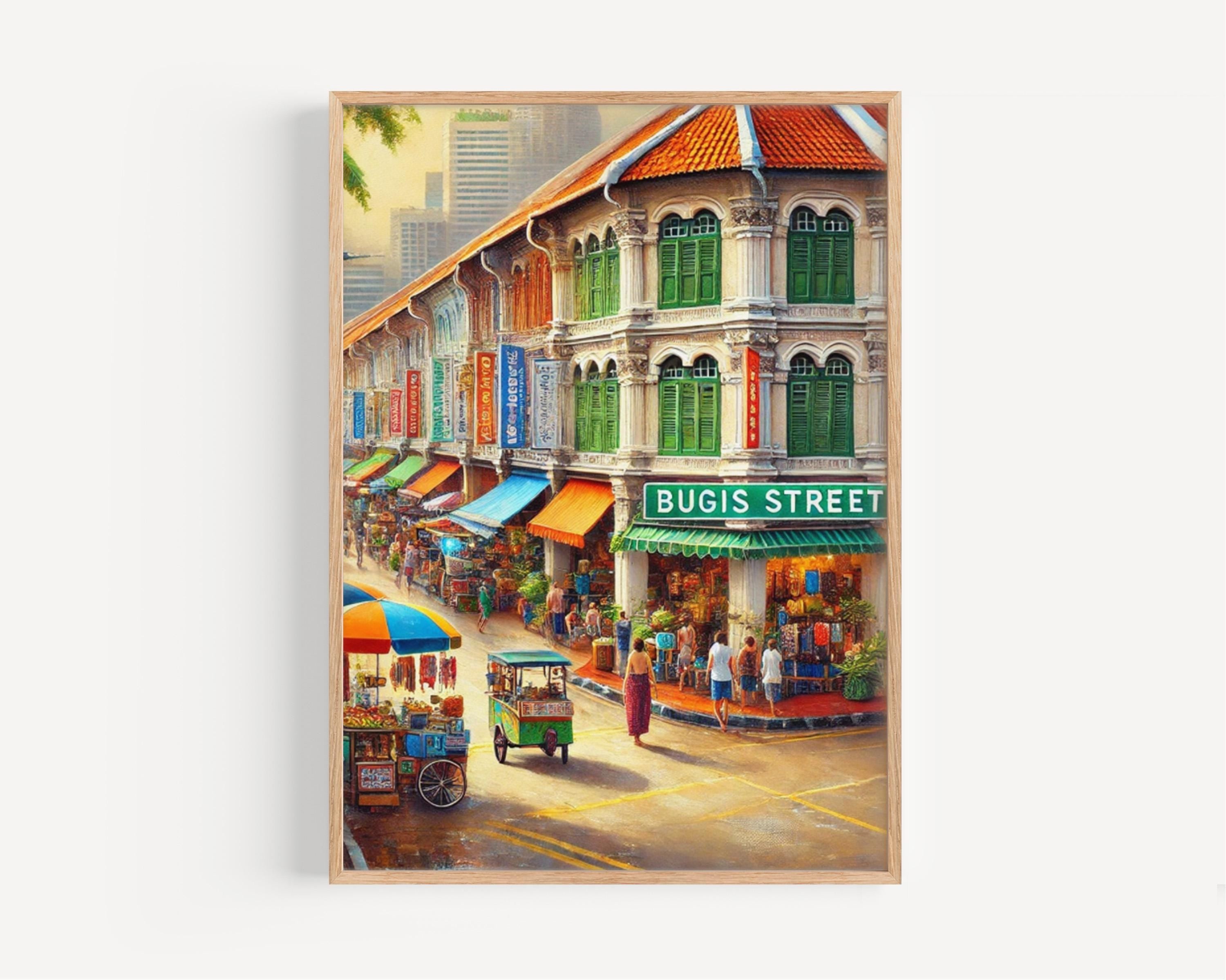 Bugis Street Print - Singapore