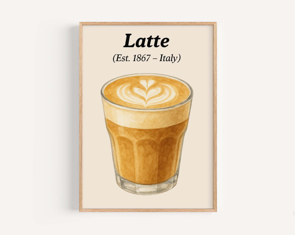 Latte Cocktail Print - Italy