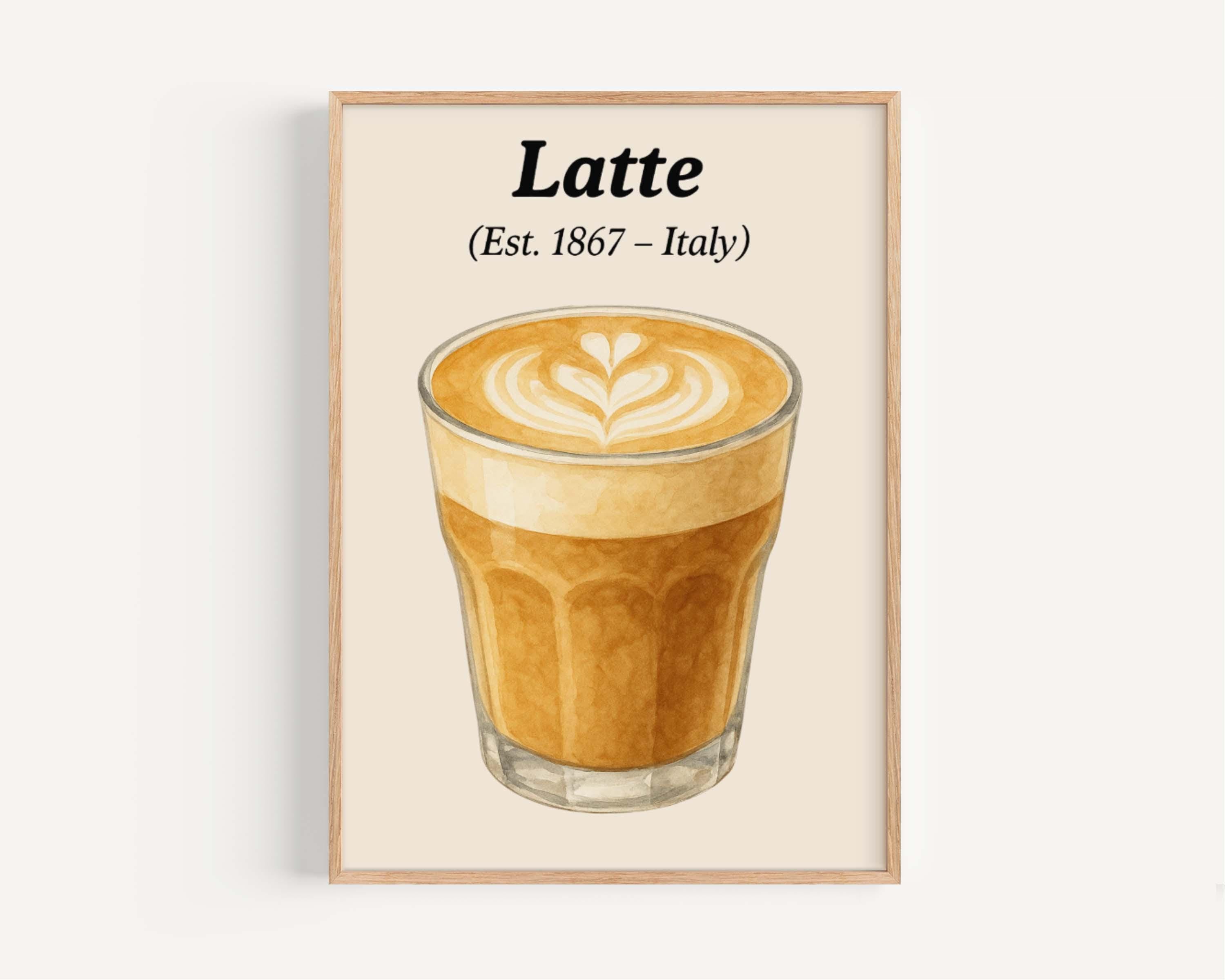 Latte Cocktail Print - Italy