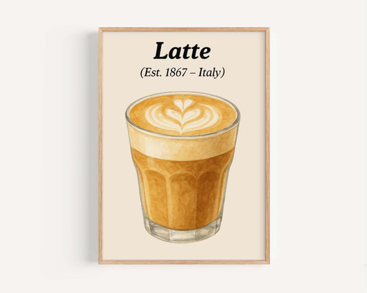 Vintage Havana Cocktail Print: Tropical Bar Wall Art, Retro Drink Illustration