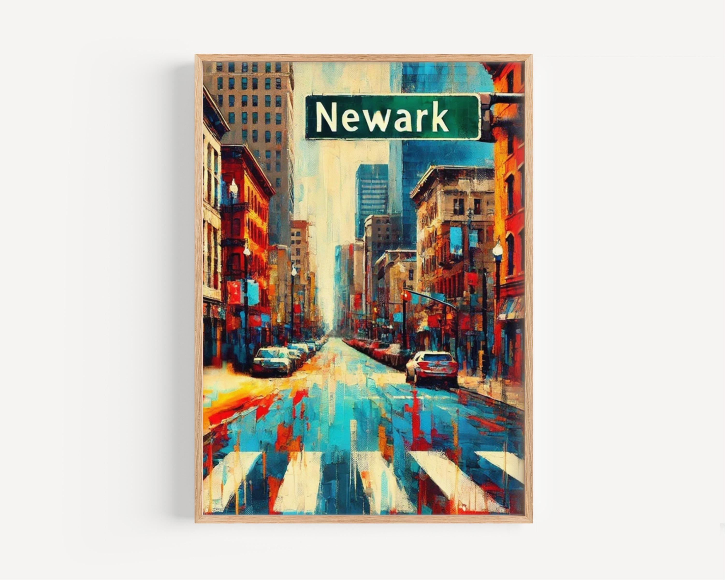 Newark Wall Art - Newark, New Jersey, USA