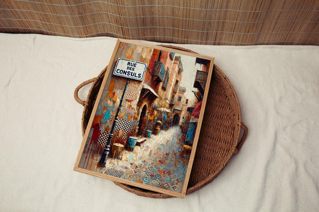 Rue Des Consuls Wall Art - Rabat, Morocco