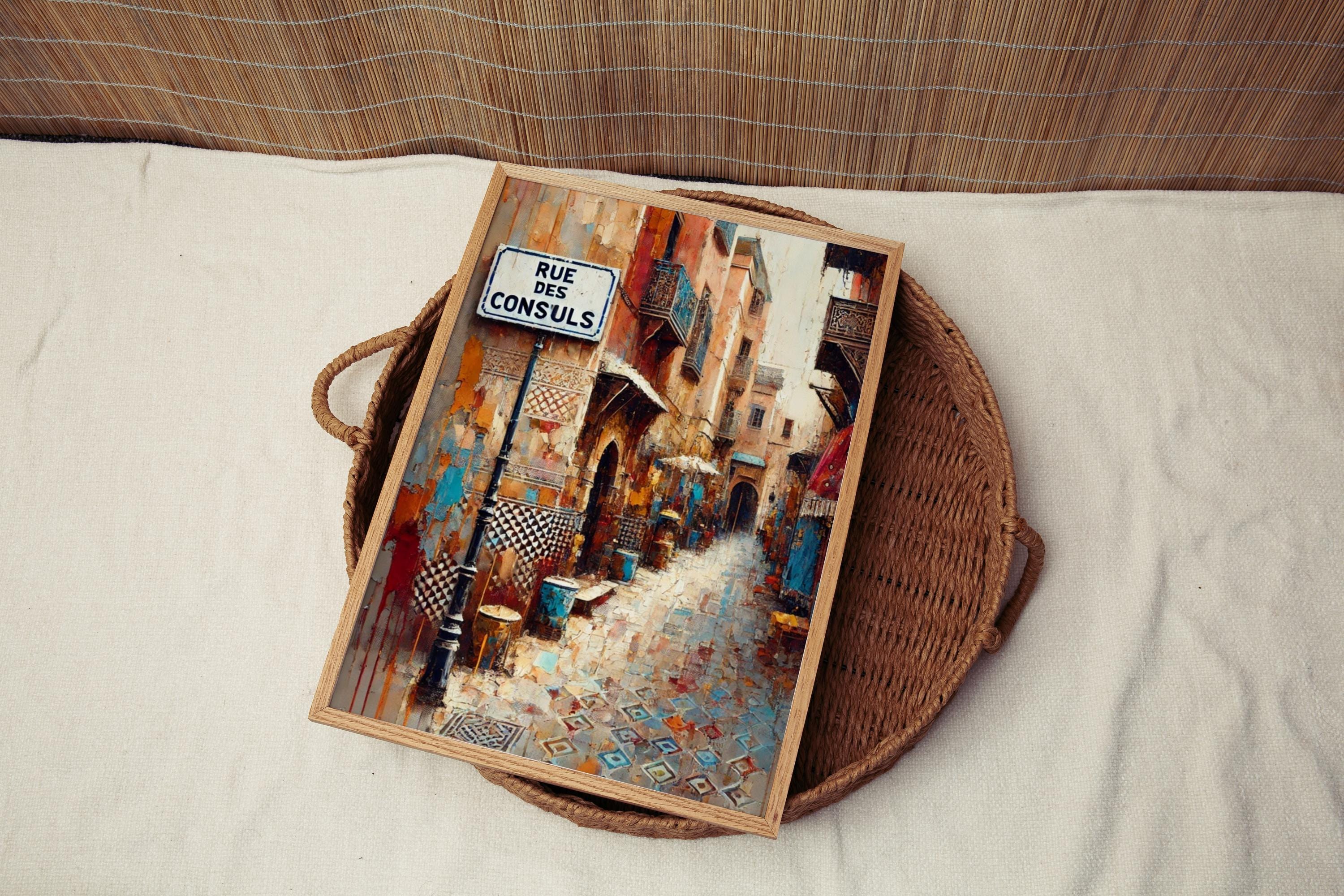 Rue Des Consuls Wall Art - Rabat, Morocco