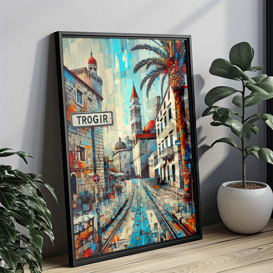 Trogir Art Print - Croatian City Wall Art, Travel Poster, European Decor, Housewarming Gift, Trogir Travel Print, Croatia Artwork