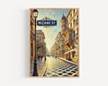 Nizami Street Print - Baku, Azerbaijan