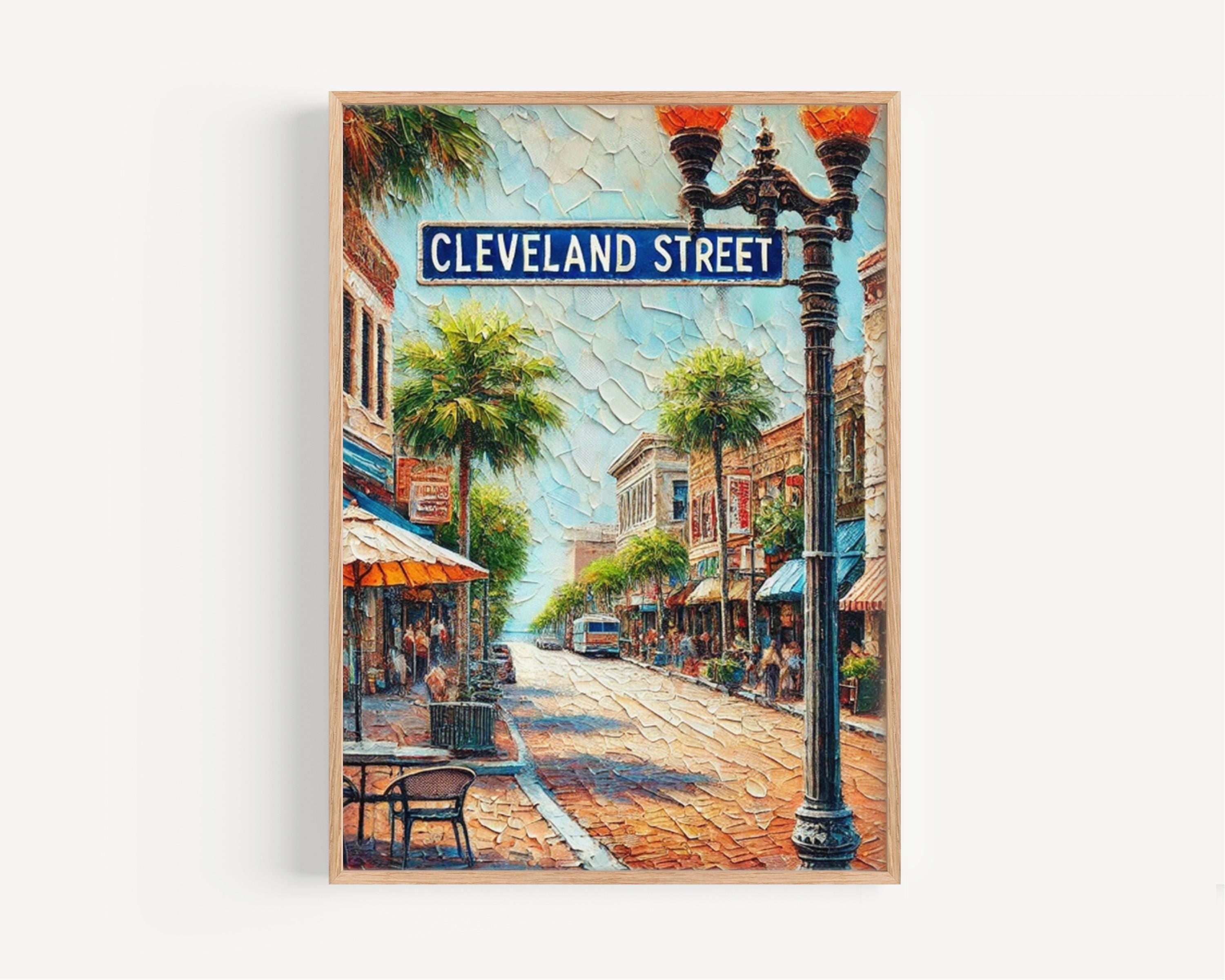 Cleveland Street Wall Art - Clearwater, Florida, USA