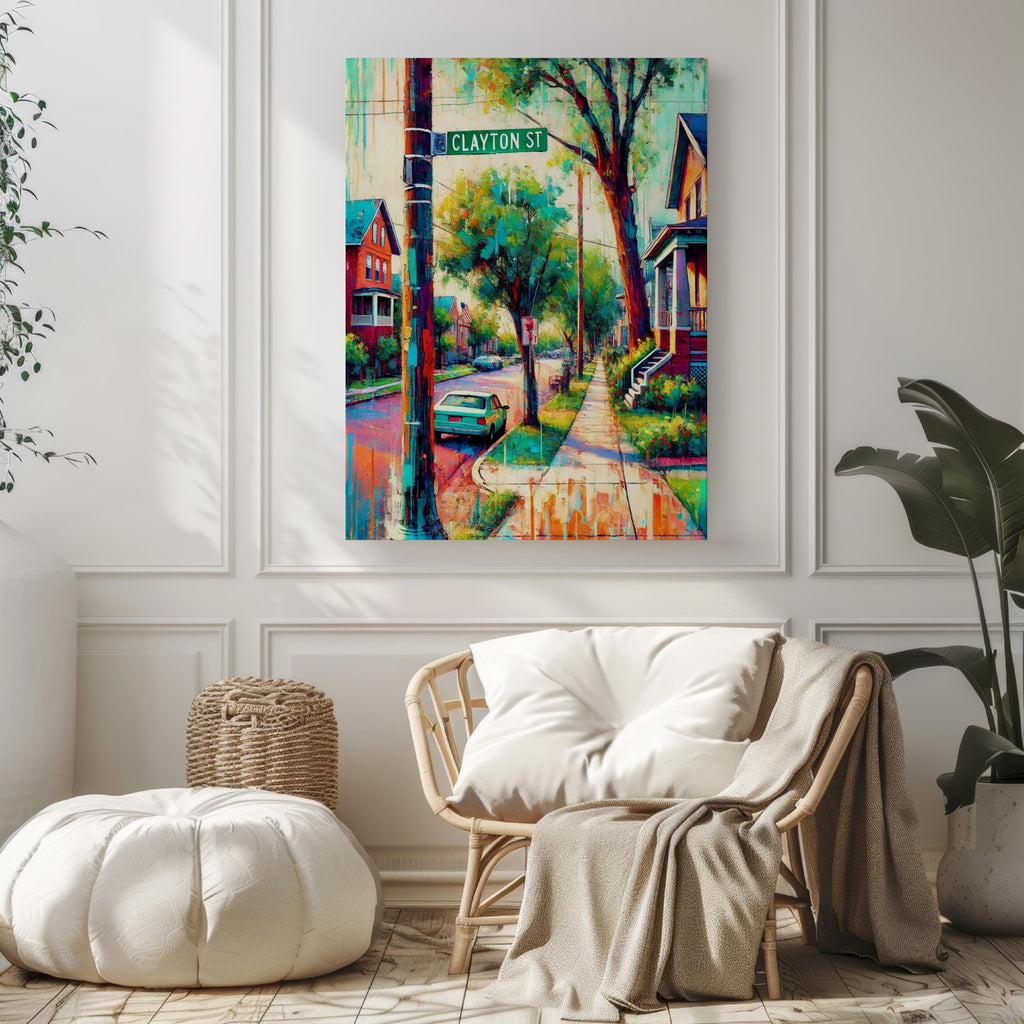 Clayton St Print Modern - Denver, Colorado, USA