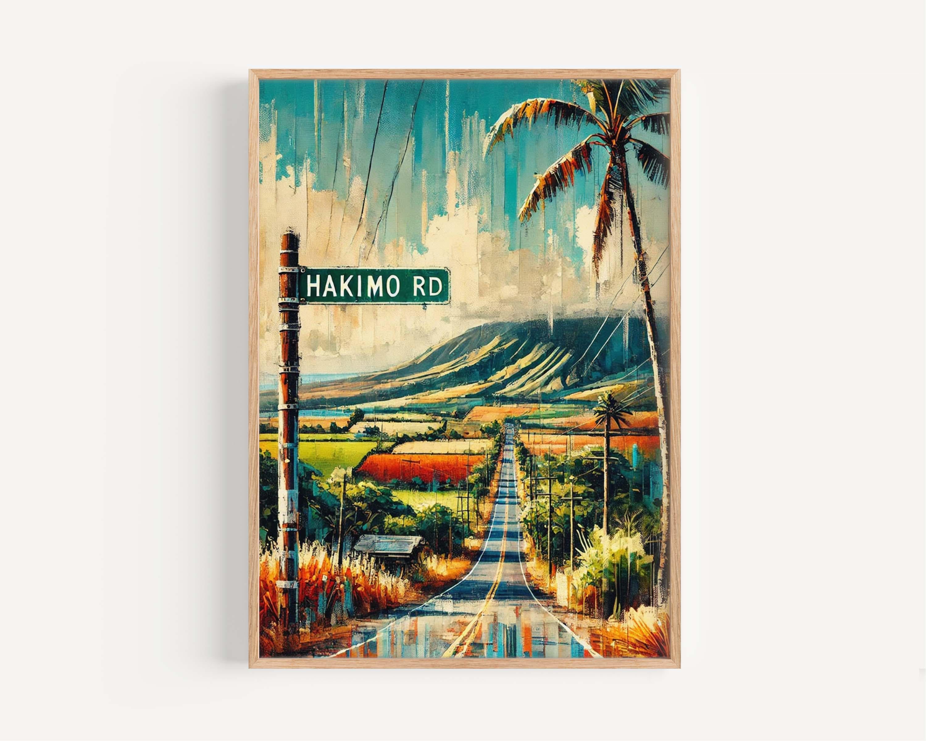 Hakimo Road Print - Oahu Wall Art, Honolulu Travel Poster, Hawaii Beach Decor, Waianae Scenic Gift, Housewarming & Travel Lover Present