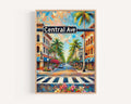 Central Ave Print - Naples, Florida, USA