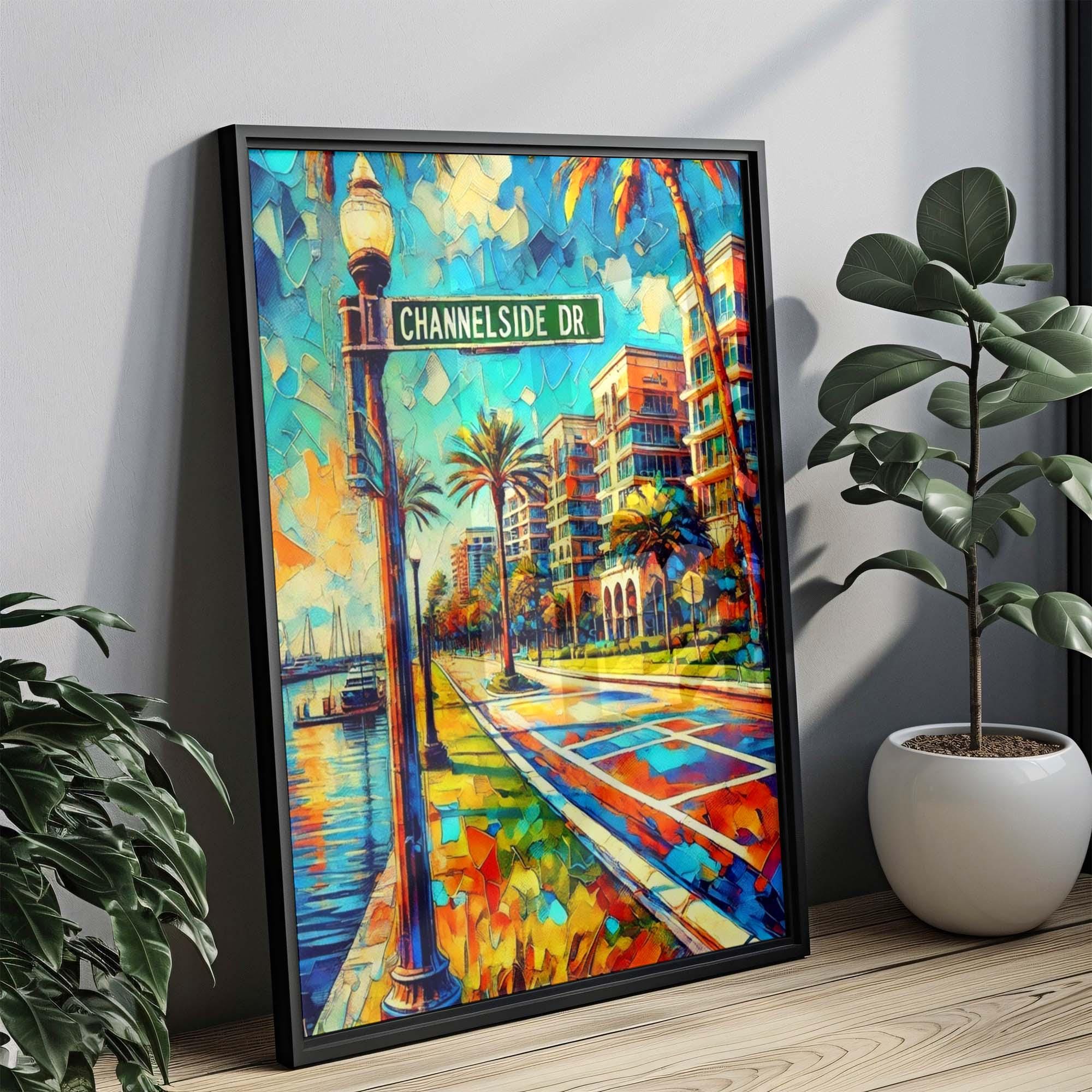 Channelside Drive Wall Art - Tampa, Florida, USA
