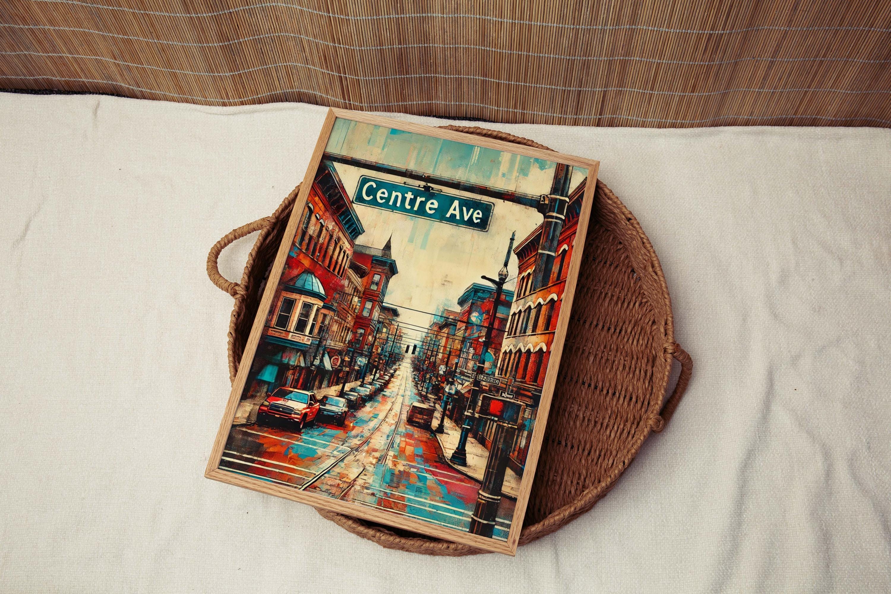 Centre Avenue Print - Pittsburgh, Pennsylvania, USA