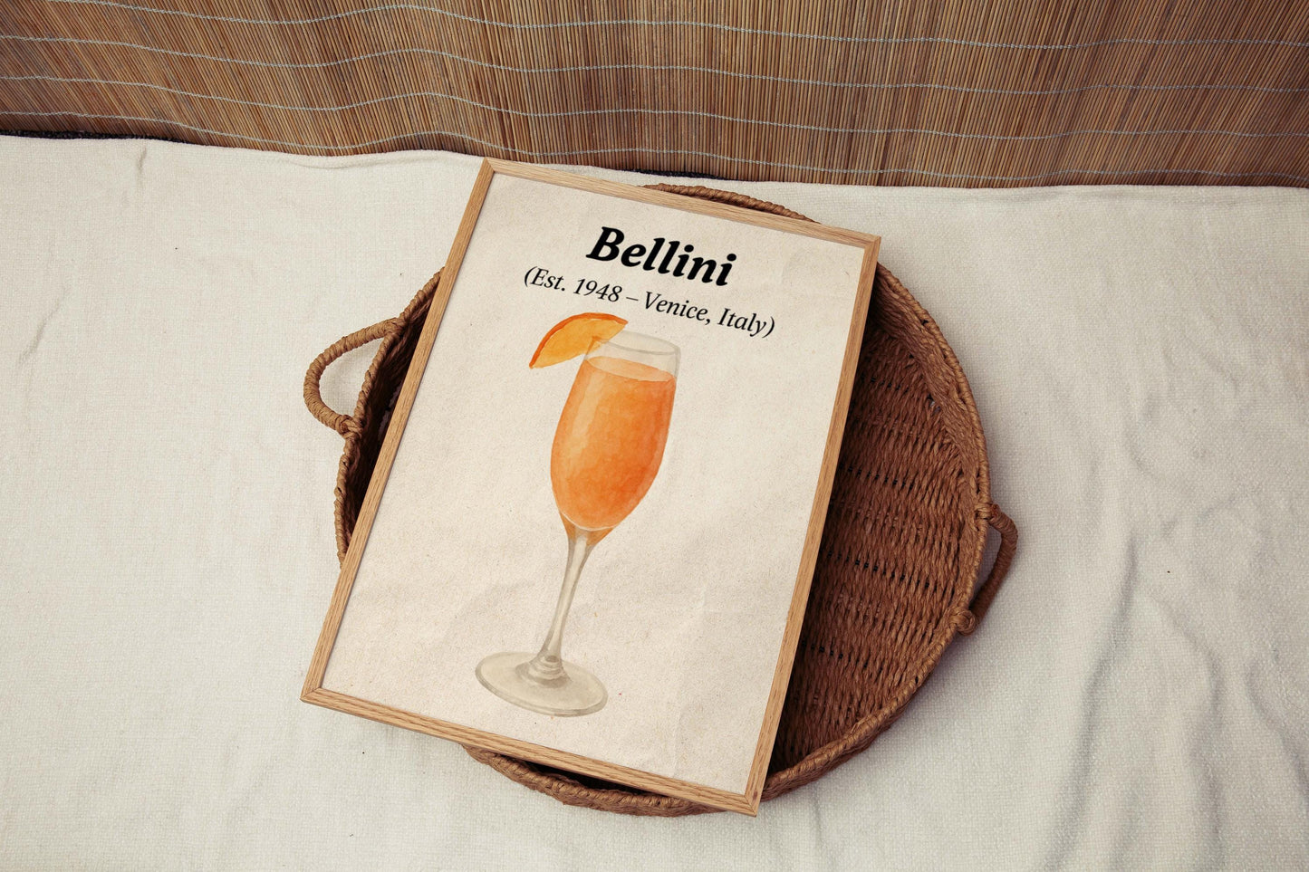 Bellini Cocktail Art