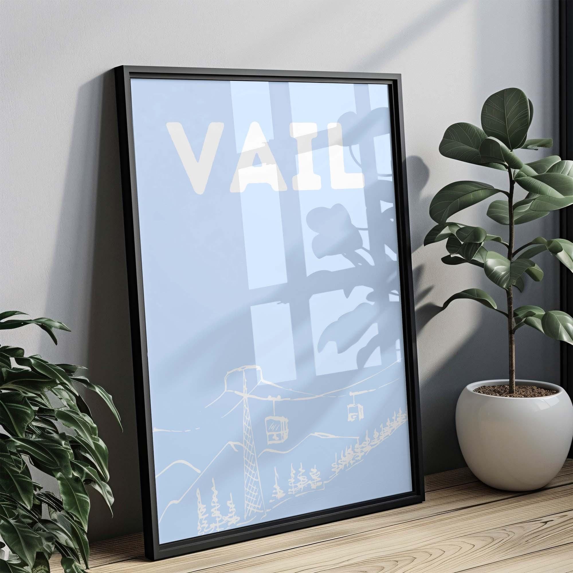Vail Ski Lift Print - Vail, Colorado, USA