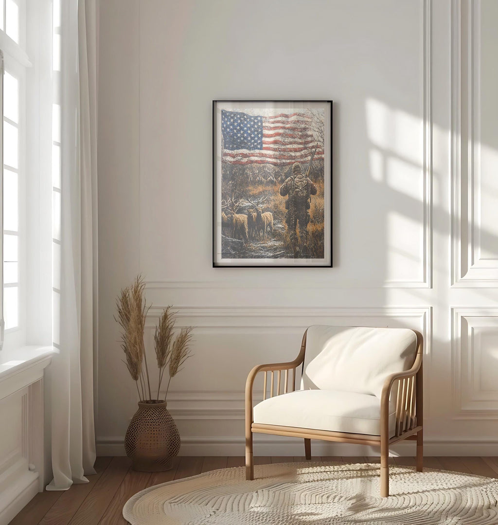 Hunting Poster Patriotic - United States