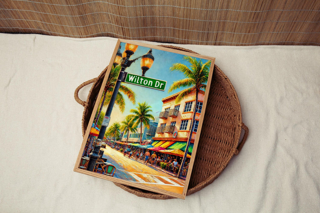 Wilton Manors Modern Print - Wilton Manors, Florida, USA