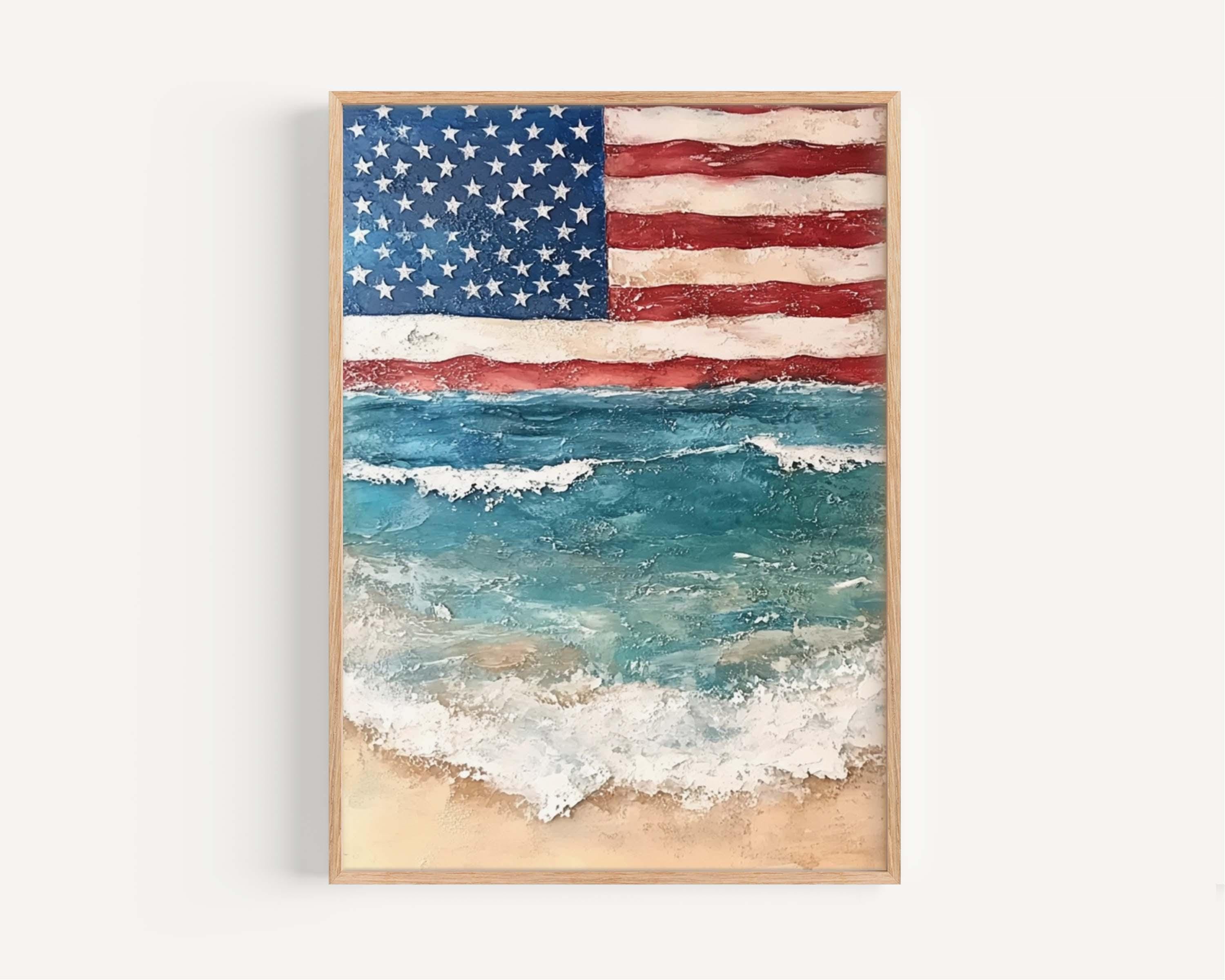 USA Beach Wall Art Decor - United States