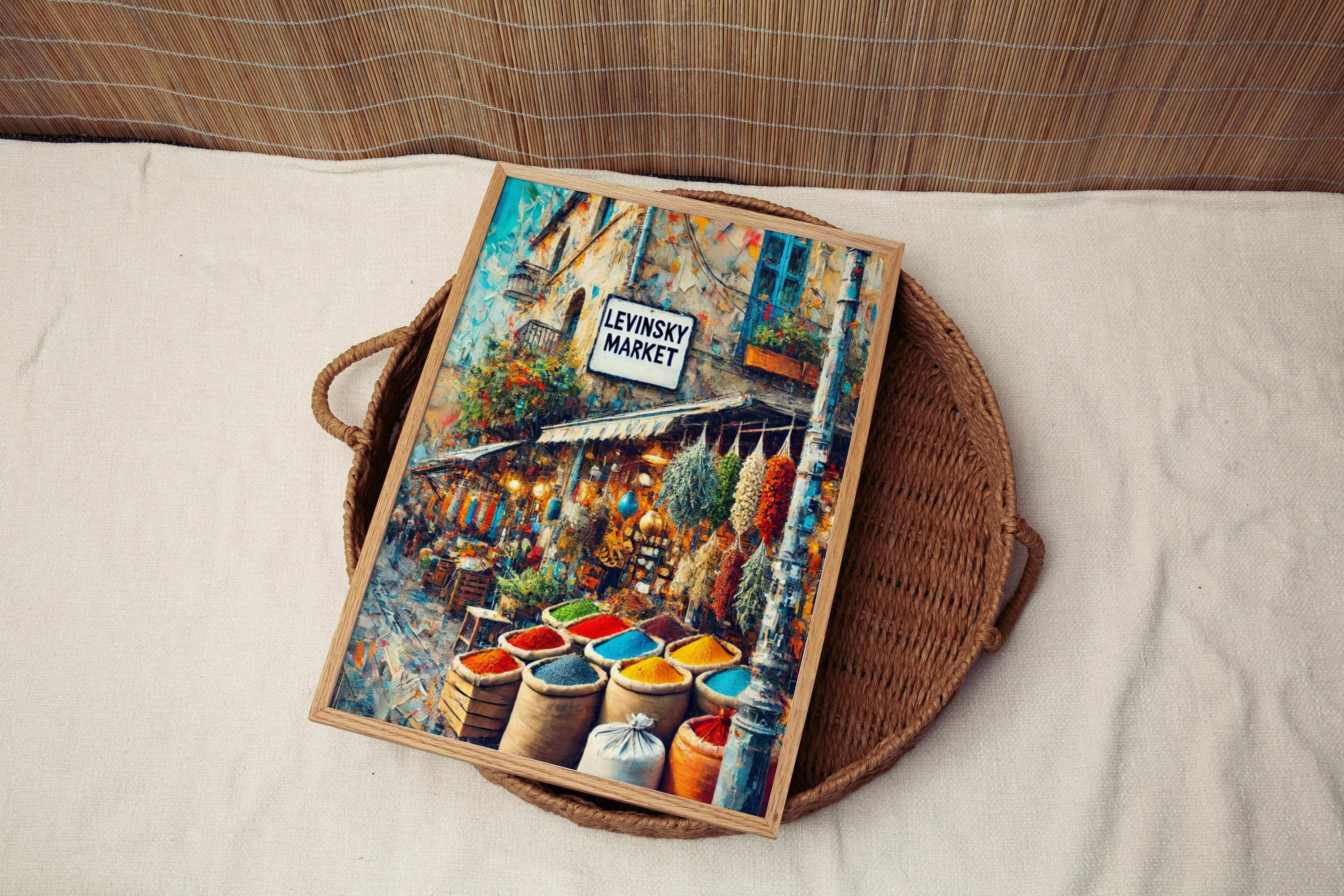 Levinsky Market Print - Tel Aviv, Israel