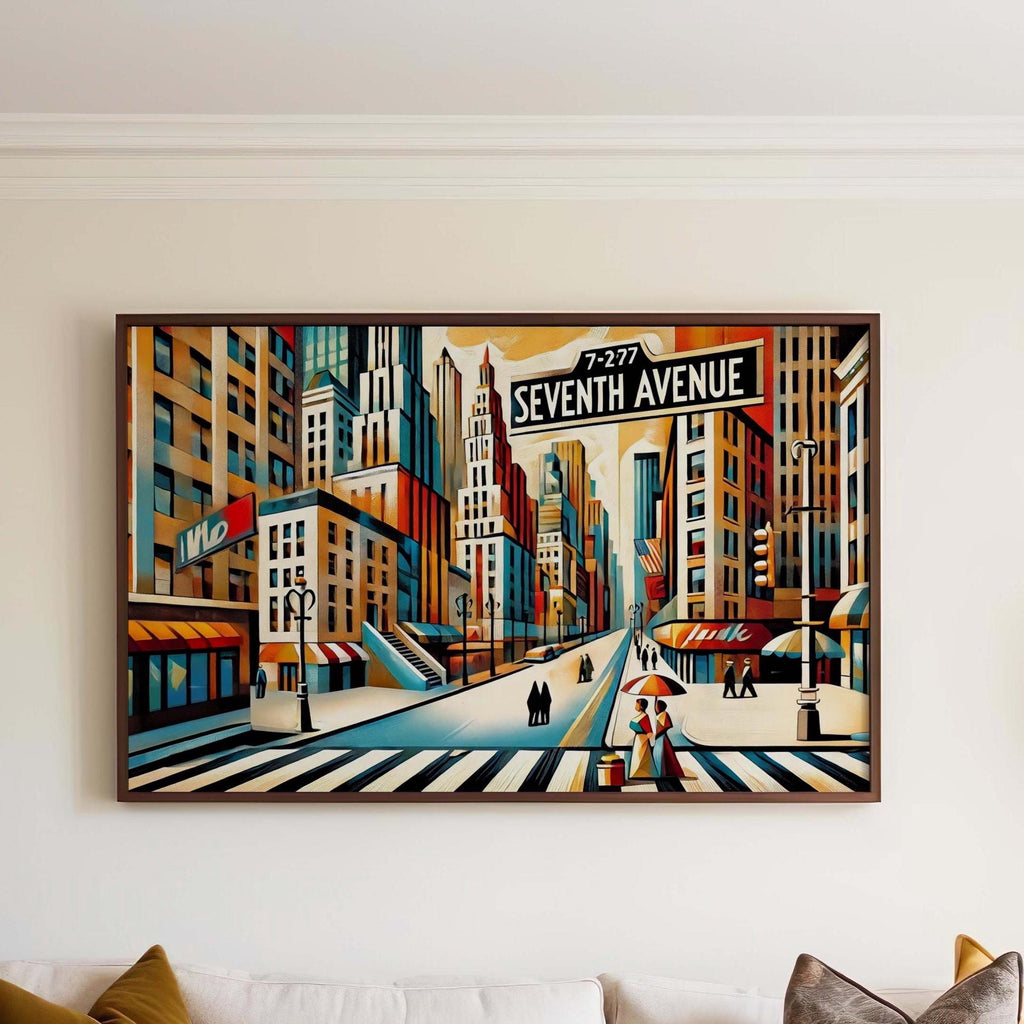 Seventh Avenue Print Modern - Manhattan, New York, USA