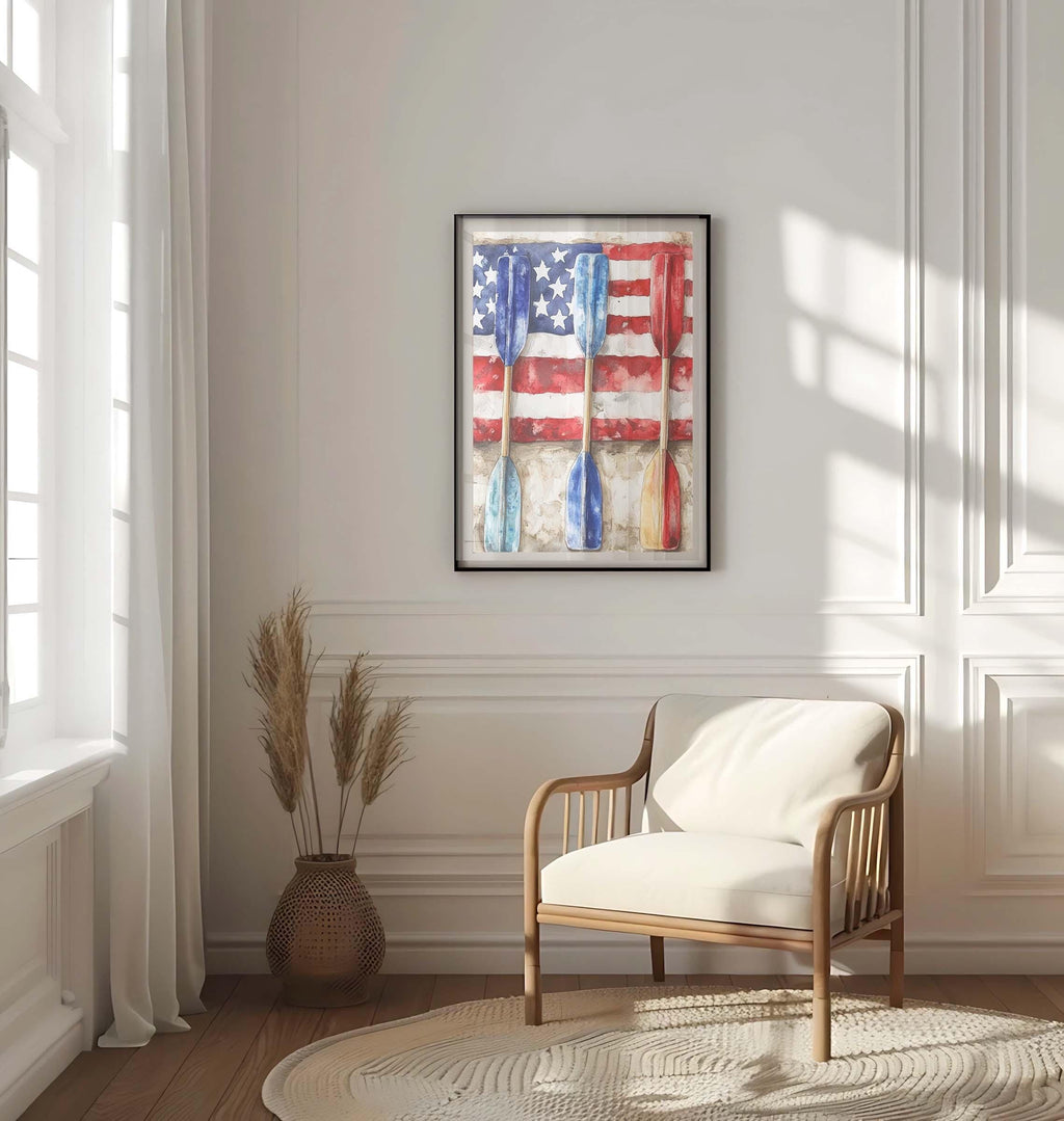 Boat Poster American Independence - USA