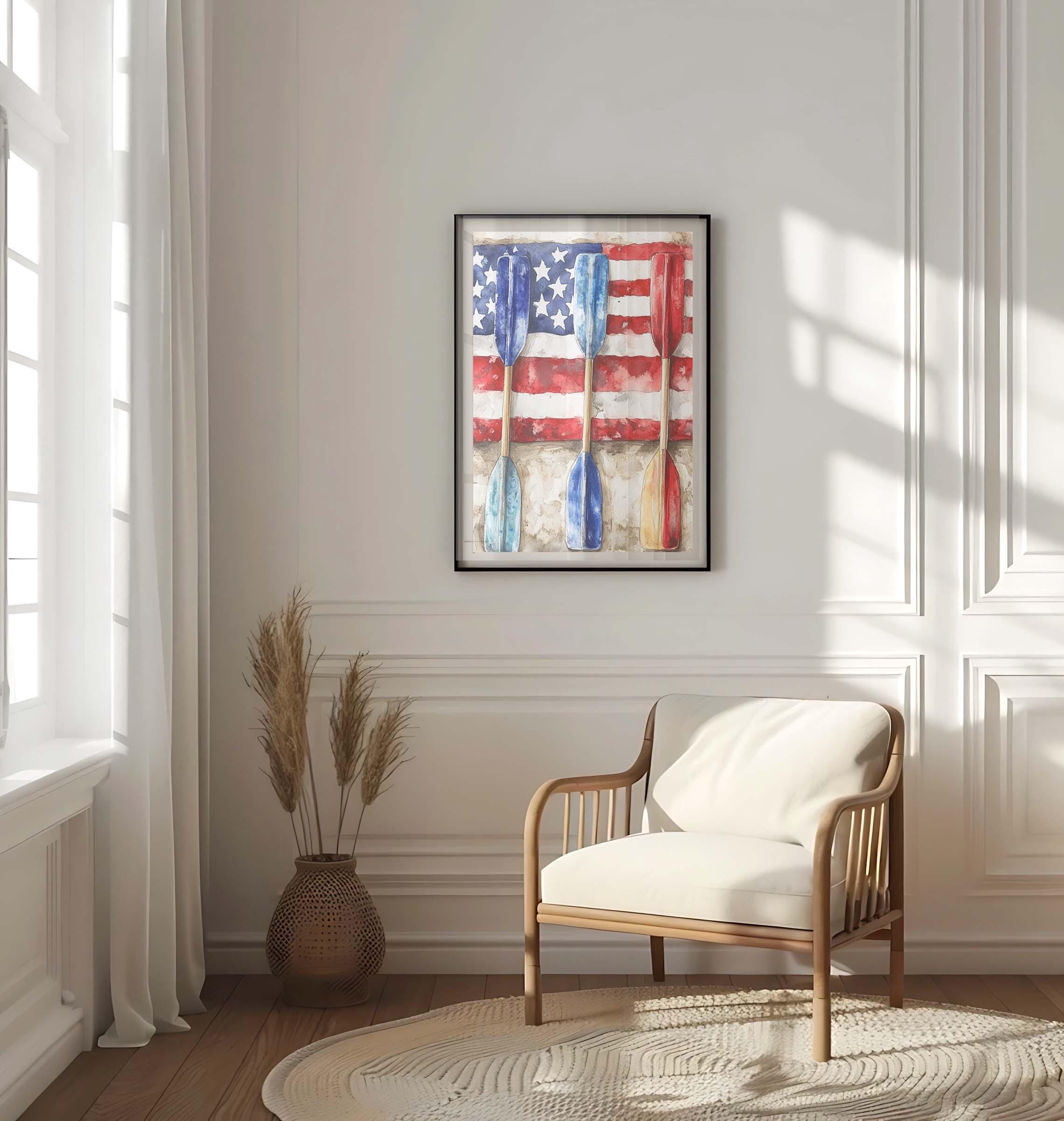 Boat Poster American Independence - USA