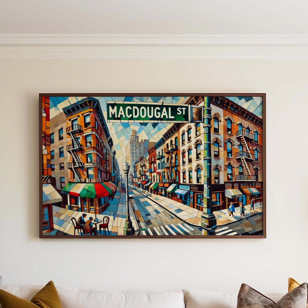MacDougal Street Vintage Print - New York, New York, USA