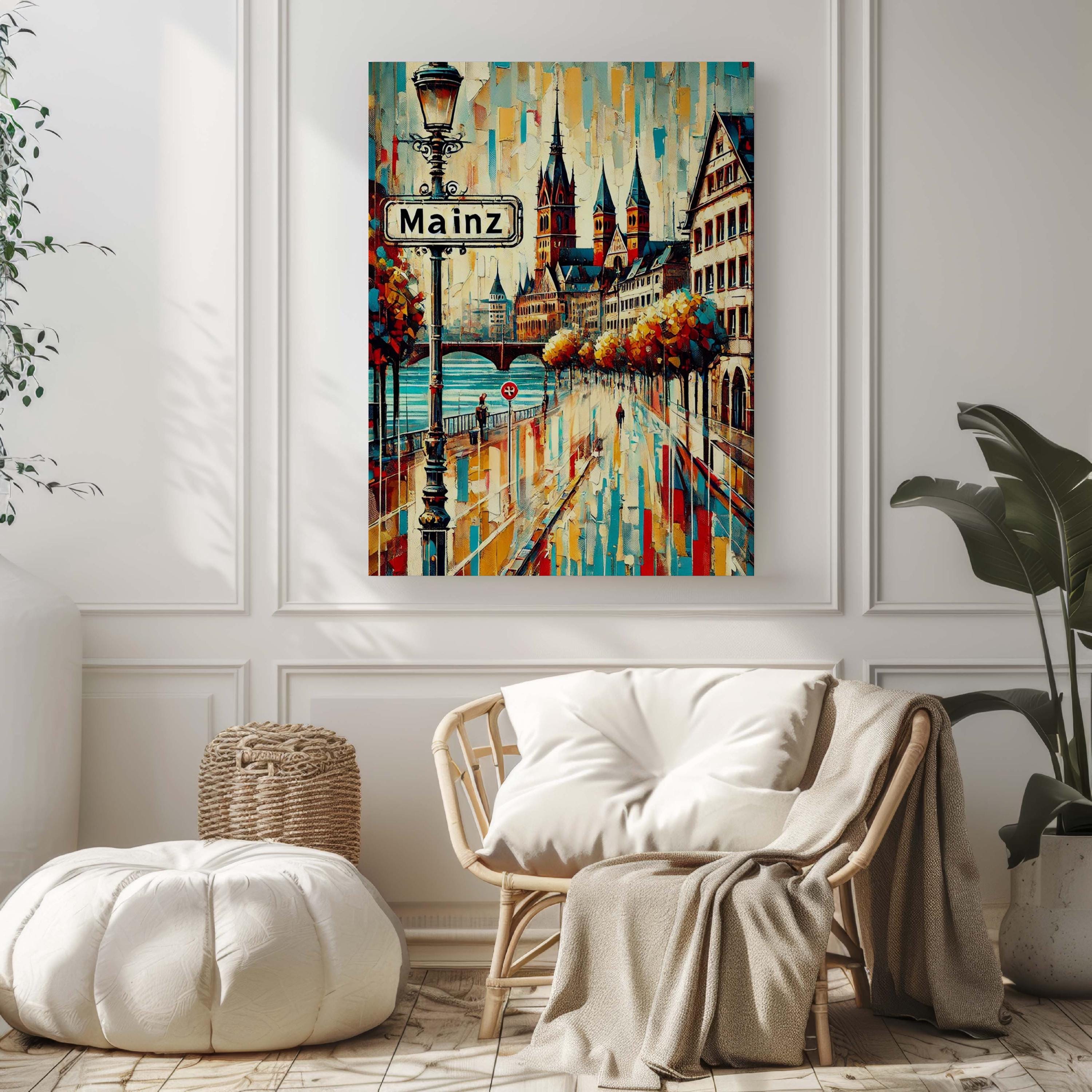 Mainz City Art Print - Mainz, Germany