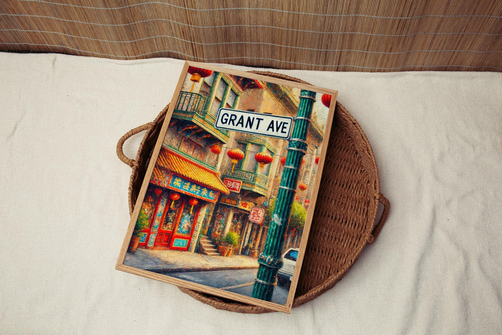 Grant Ave Print - San Francisco, California, USA