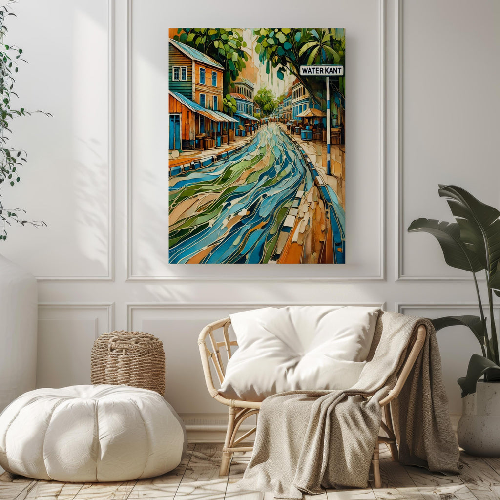 Waterkant Print - Paramaribo, Suriname