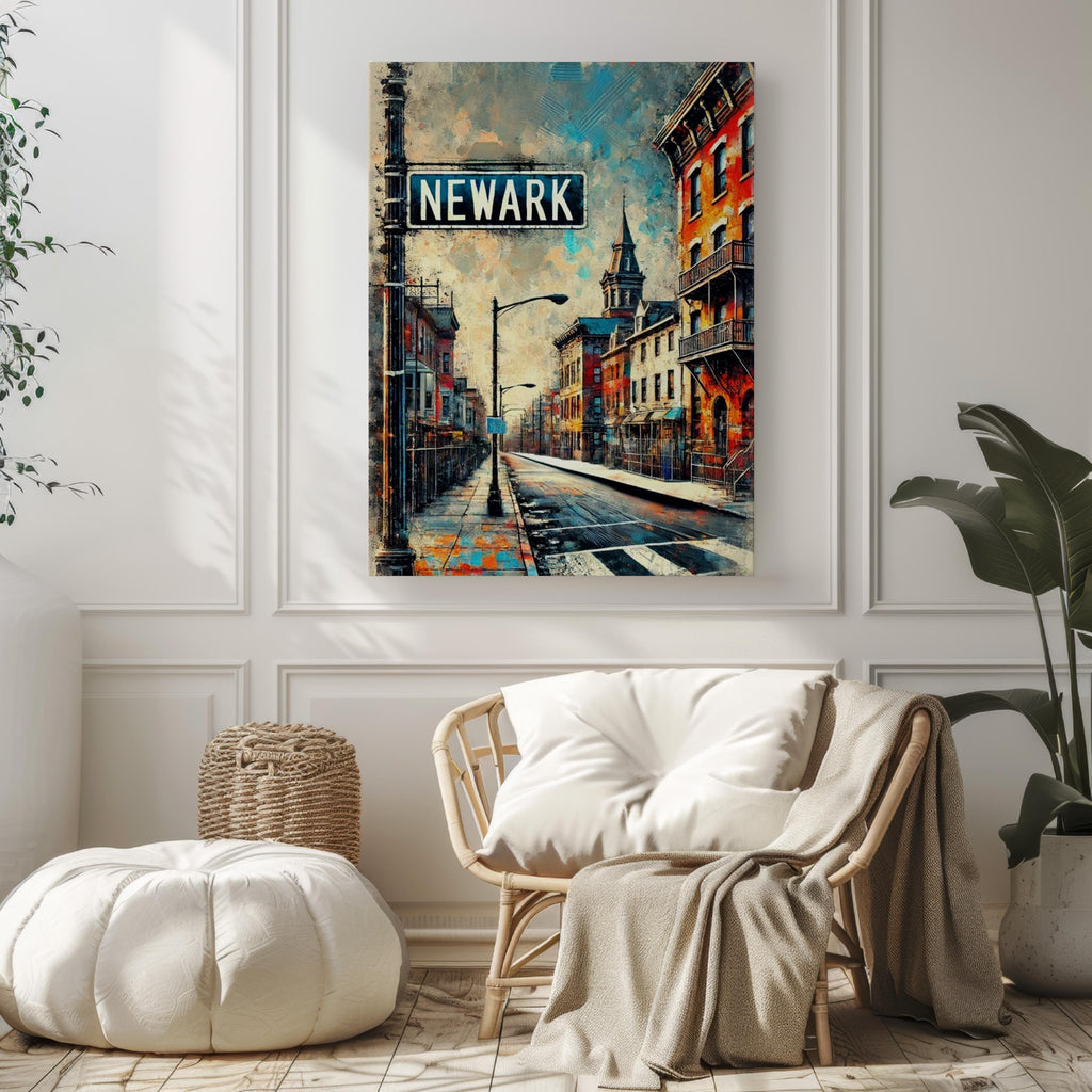 Newark Wall Art Decor - New Jersey, USA