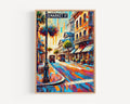 Market St Print - Charleston, South Carolina, USA
