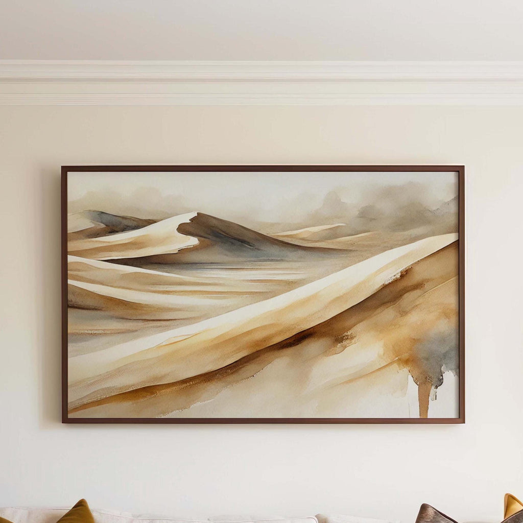 Sand Dunes Wall Art Minimalist