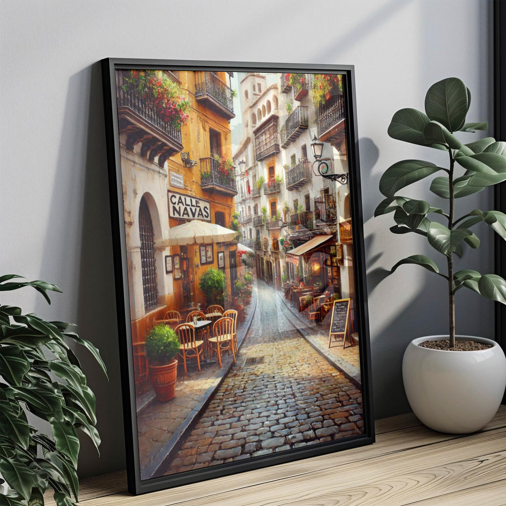 Calle Navas Street Sign Print - Granada, Spain