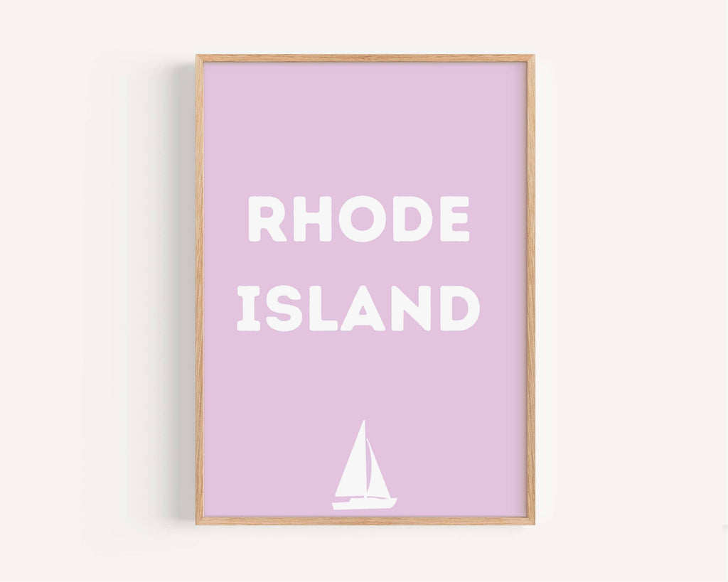 Dorm Room Wall Art - Rhode Island, USA