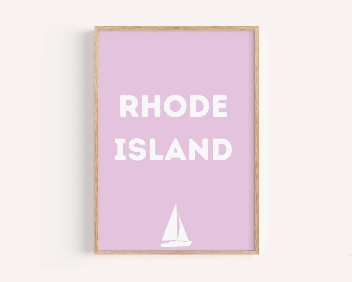 Dorm Room Wall Art - Rhode Island, USA