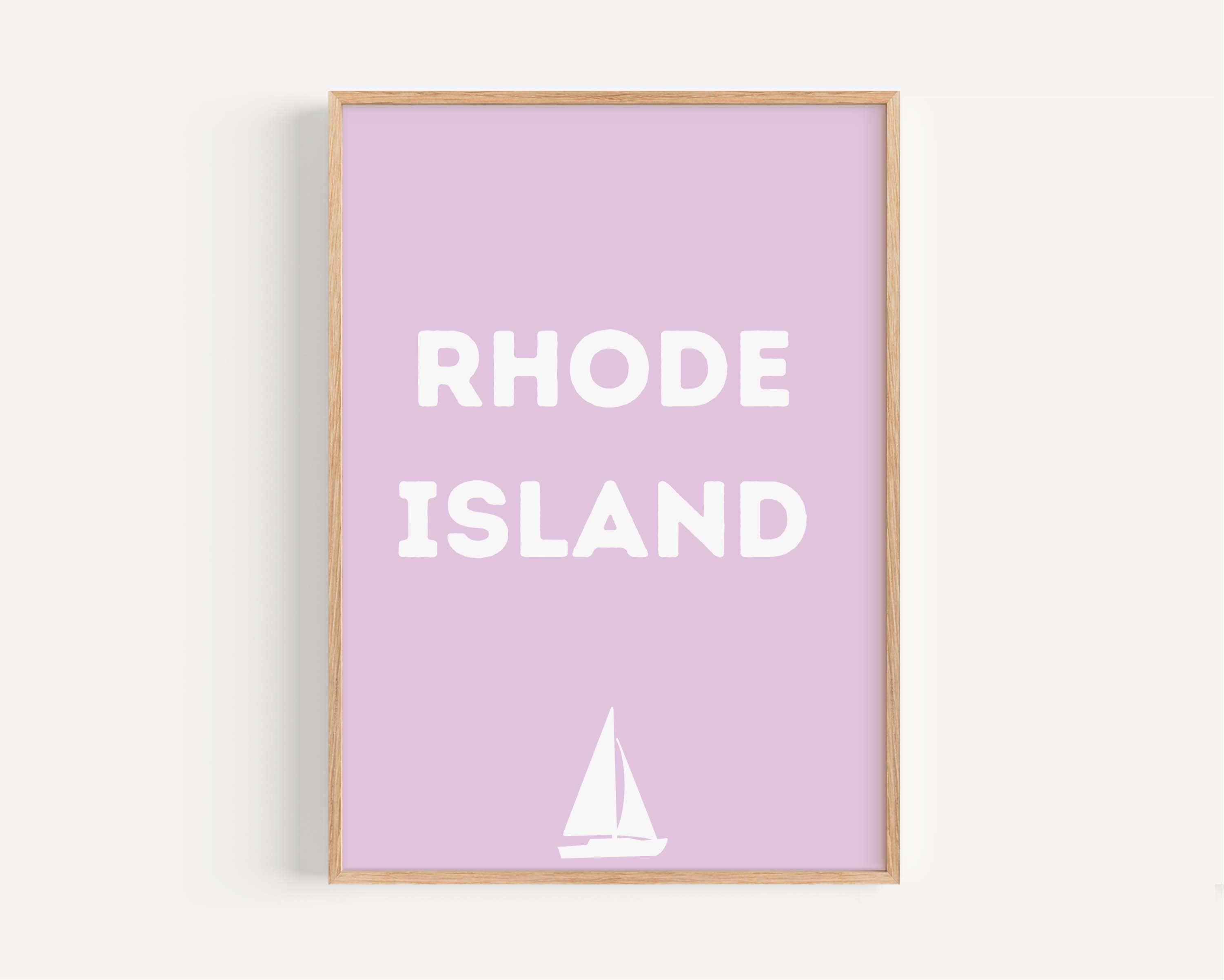 Dorm Room Wall Art - Rhode Island, USA