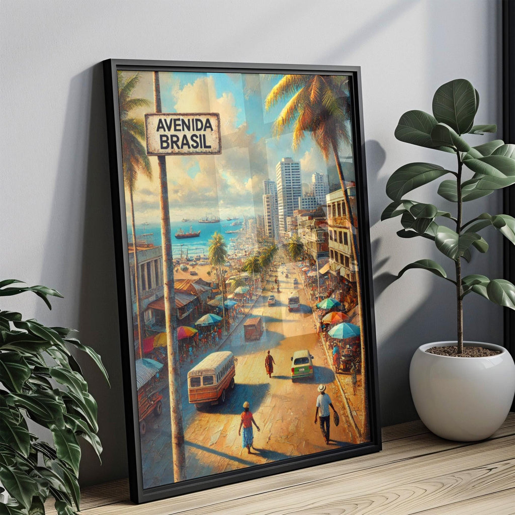 Avenida Brasil Wall Art - Luanda, Angola
