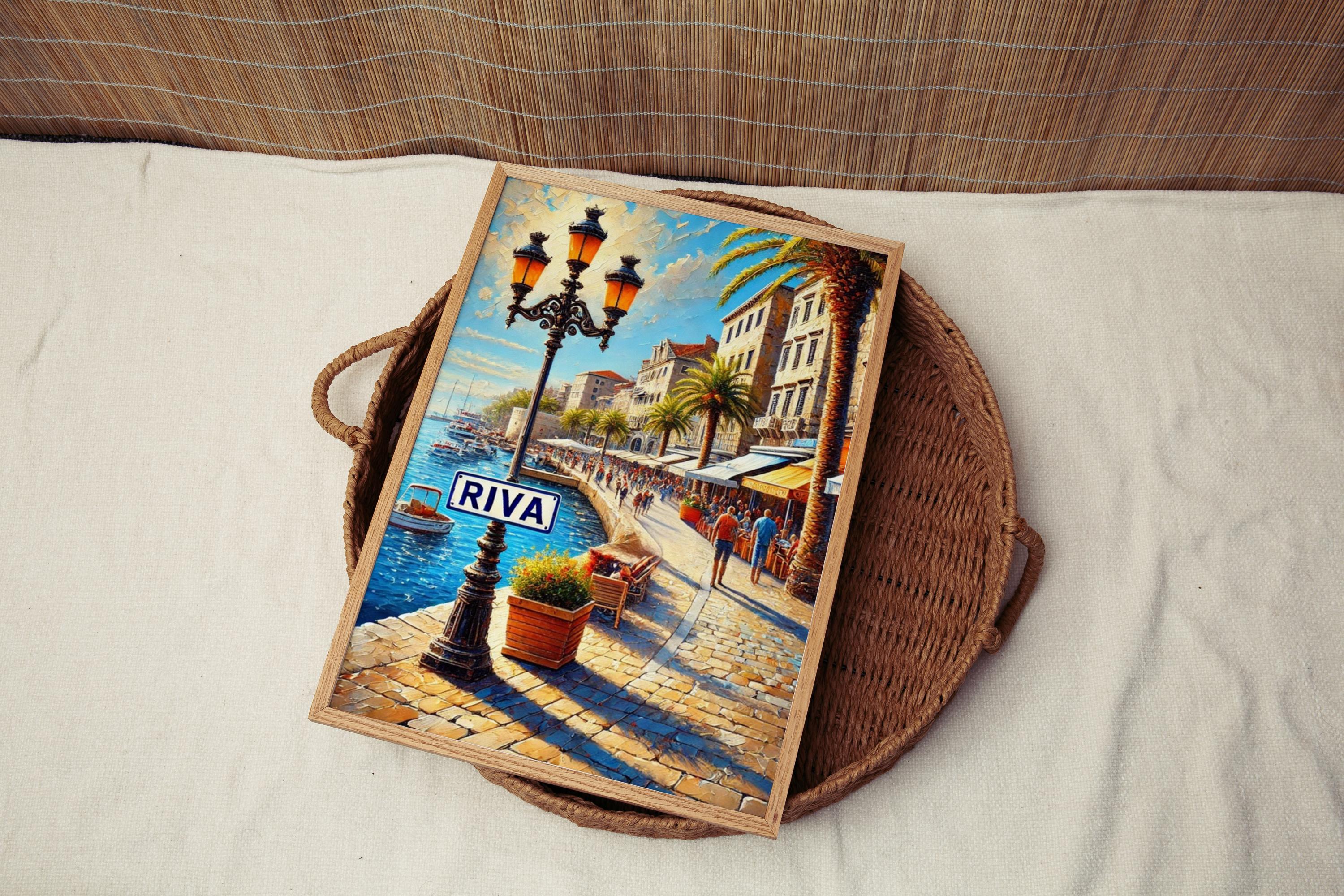 Riva Coastal Wall Art - Rijeka, Croatia